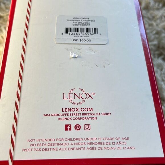 NIB Lenox Snowman Christmas ornament - Picture 9 of 9